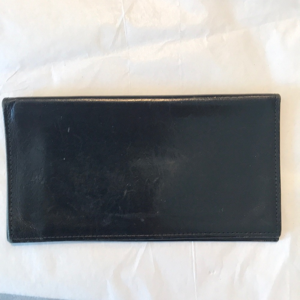 Vintage Coach Leather Checkbook Holder